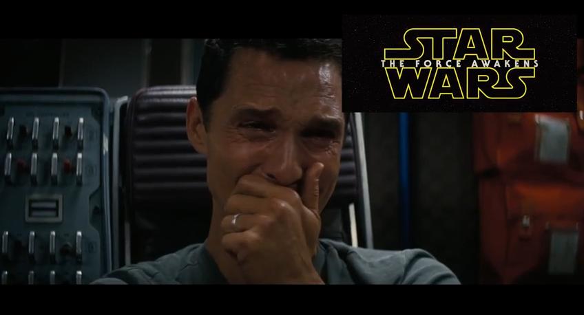 Matthew McConaughey Interstellar Star Wars reaction April 2015