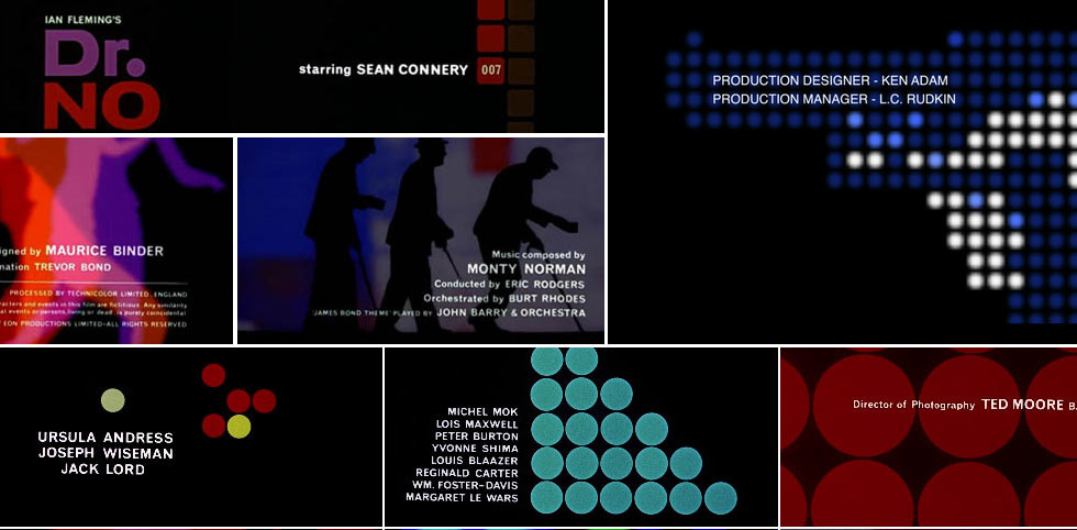 James Bond Dr. No Title Sequence by Maurice Binder